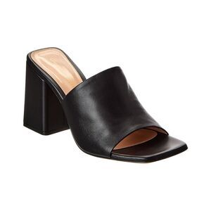 Gianvito Rossi Wynn 85 Leather Sandal, Black